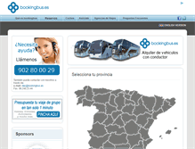 Tablet Screenshot of bookingbus.es